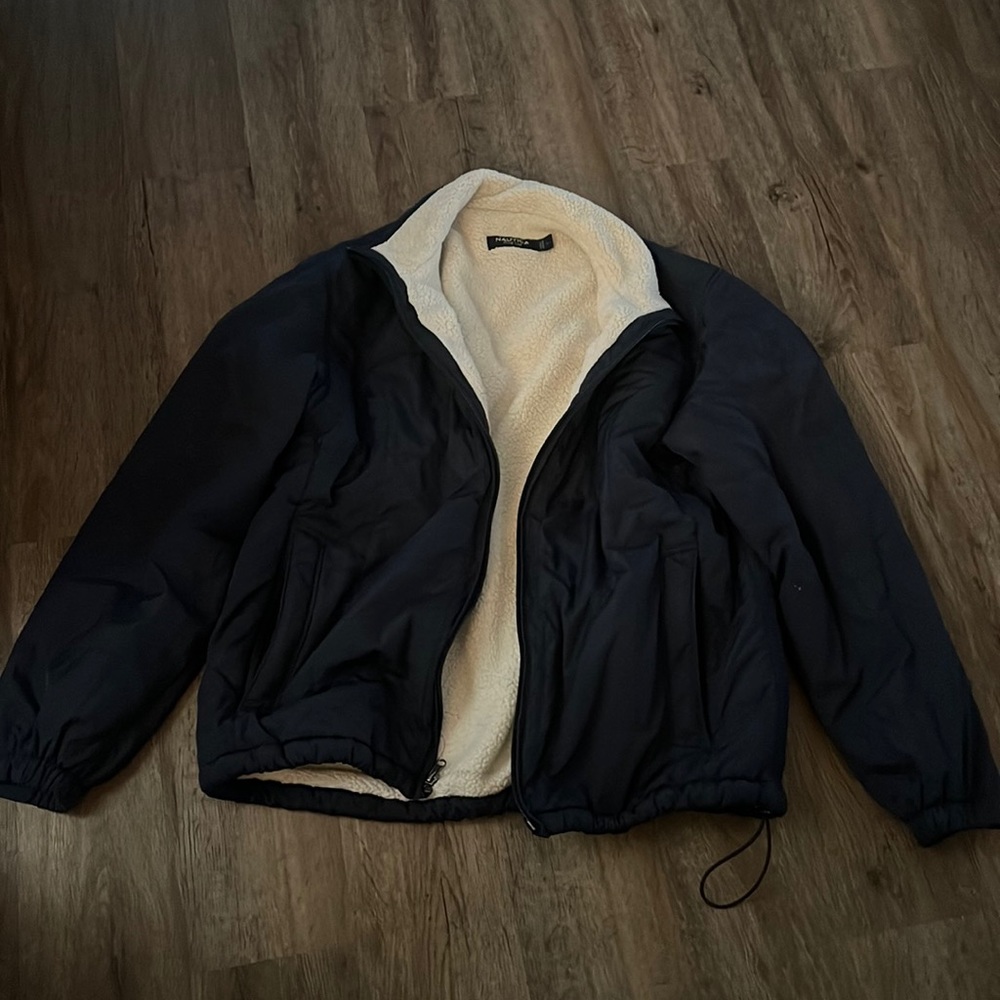 Mens Sherpa lined Nautica Jacket